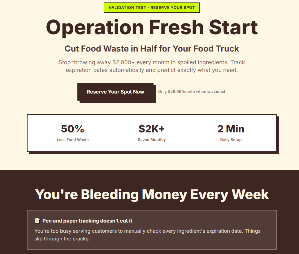 Operation Fresh Start preview